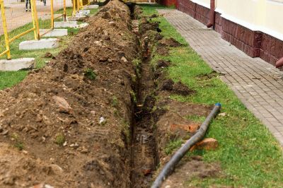 French Drainage Installation