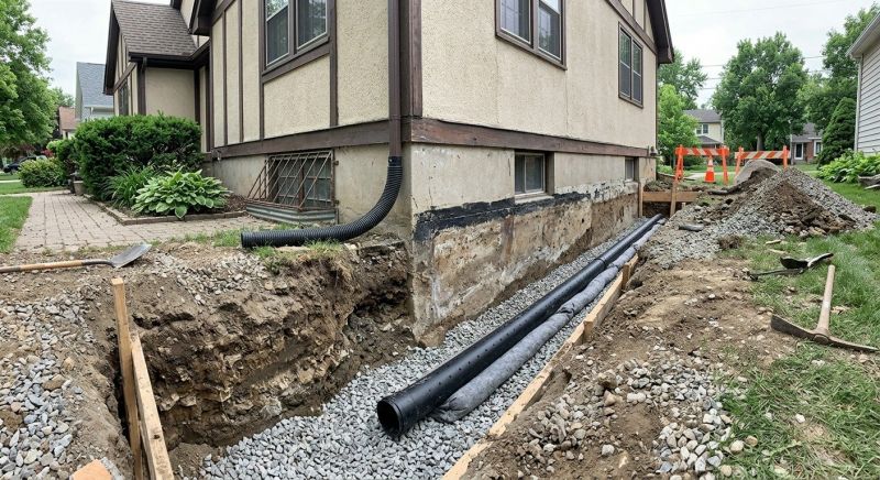Underground Drain Installation in Birmingham, AL